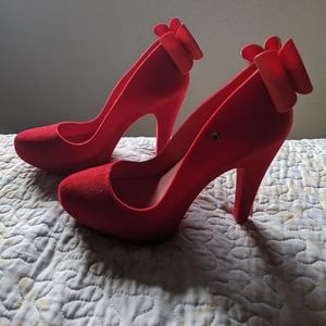Melissa incense flock bow heels 